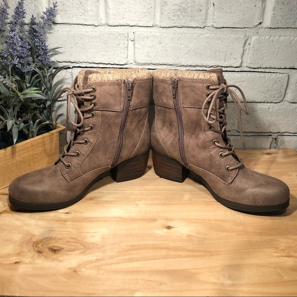 NWOB White Mountain Stevens Sweater Cuff Side Zip Booties - Picture 2 of 7